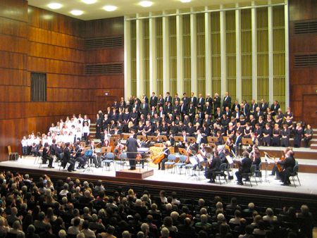 Aufführung der Matthäus-Passion von Johann Sebastian Bach am 21. April 2011 in der Rudolf-Oetker-Halle
